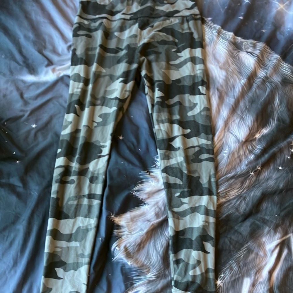 Camouflage Patterned Pants